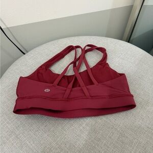 Lululemon Women's Burgundy Energy Sports Bra